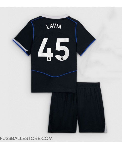 Günstige Chelsea Romeo Lavia #45 3rd trikot Kinder 2025-26 Kurzarm (+ Kurze Hosen)